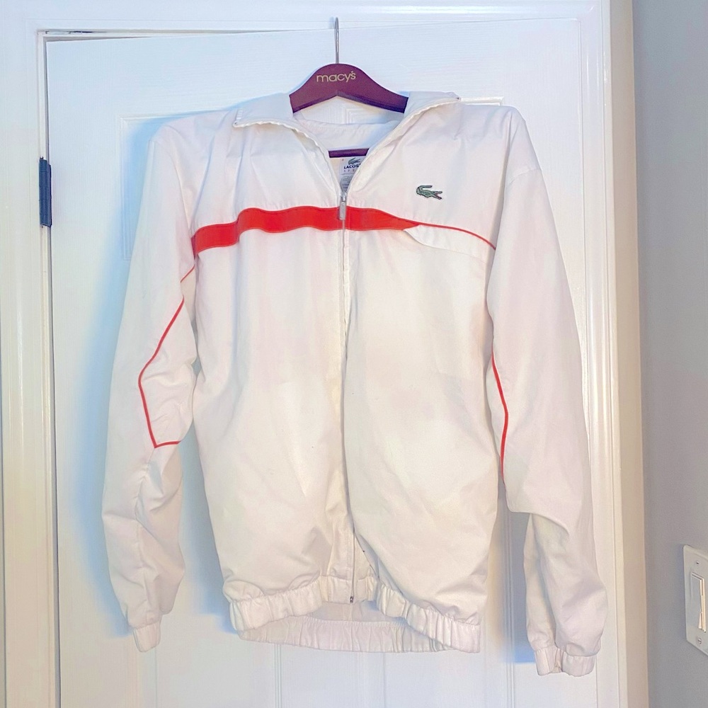 Lacoste Sports Windbreaker Men’s Jacket size 4 medium